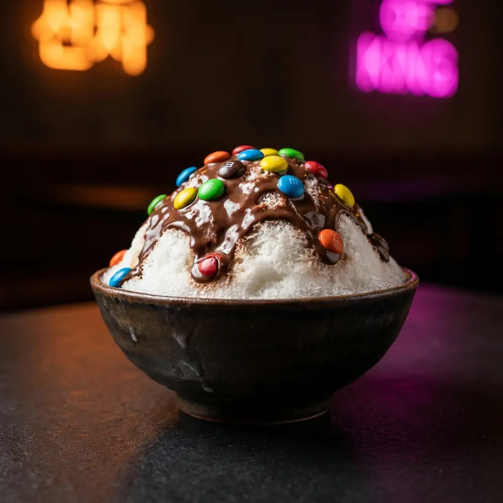Bingsu M&ms choco, Desserts My Khao Bordeaux