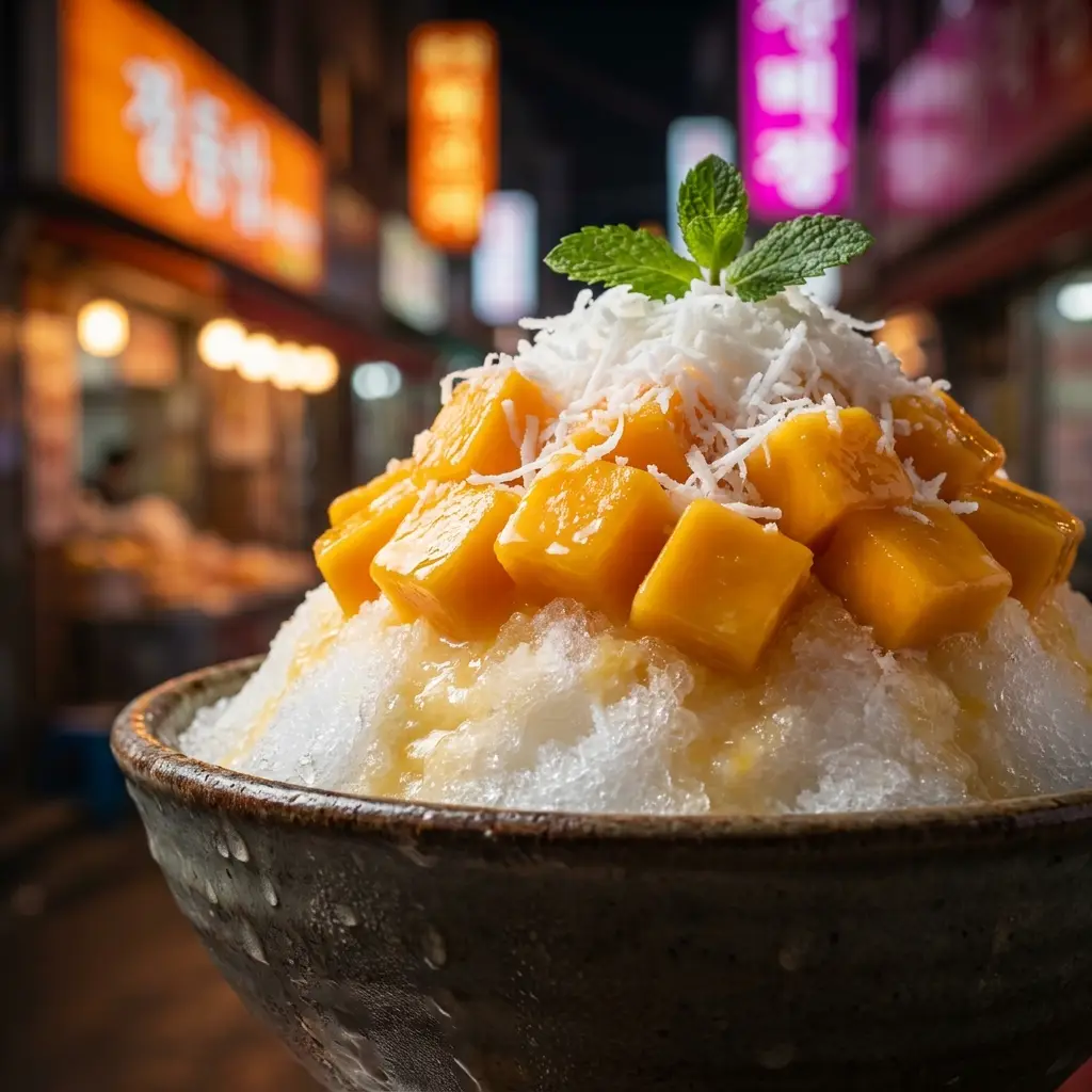 Bingsu mangue coco, Desserts My Khao Bordeaux
