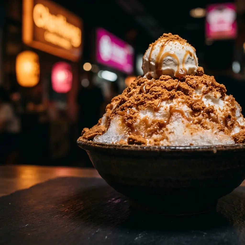 Bingsu spéculos caramel, Desserts My Khao Bordeaux