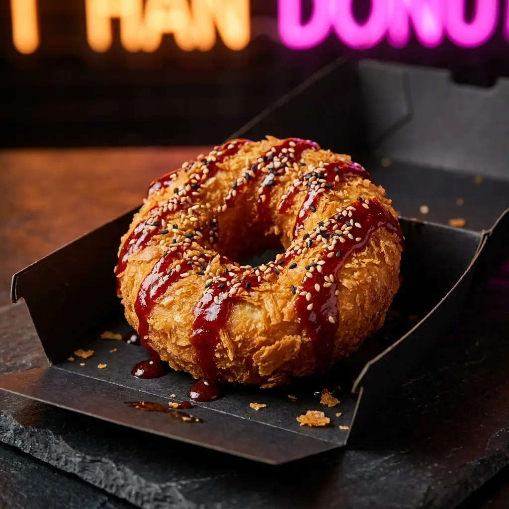 MENU CHICKEN DONUT GOCHU, Chicken Donuts My Khao Bordeaux