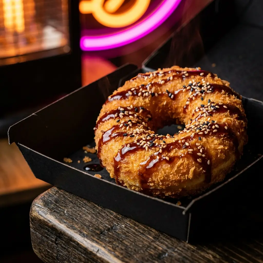 MENU CHICKEN DONUT KATSU, Chicken Donuts My Khao Bordeaux