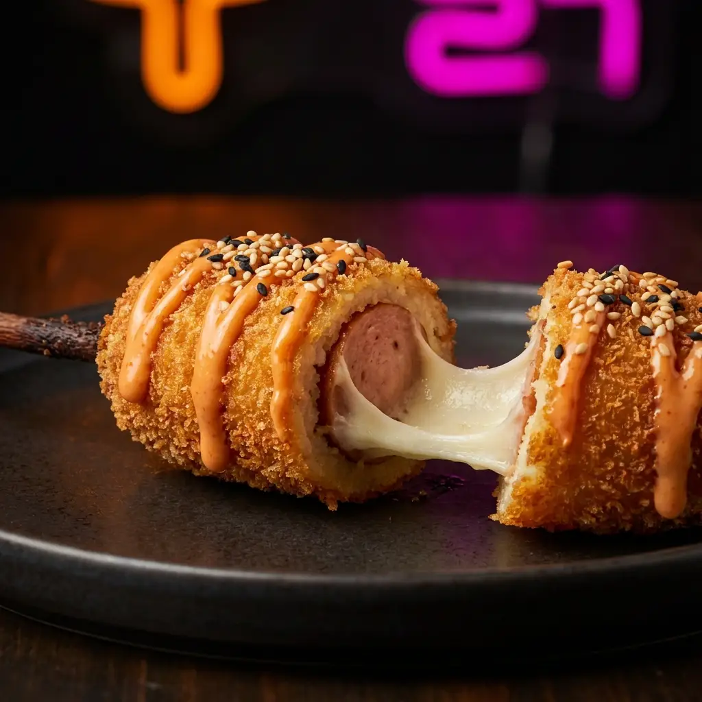 MENU CORN BANG, Corn Dogs My Khao Bordeaux