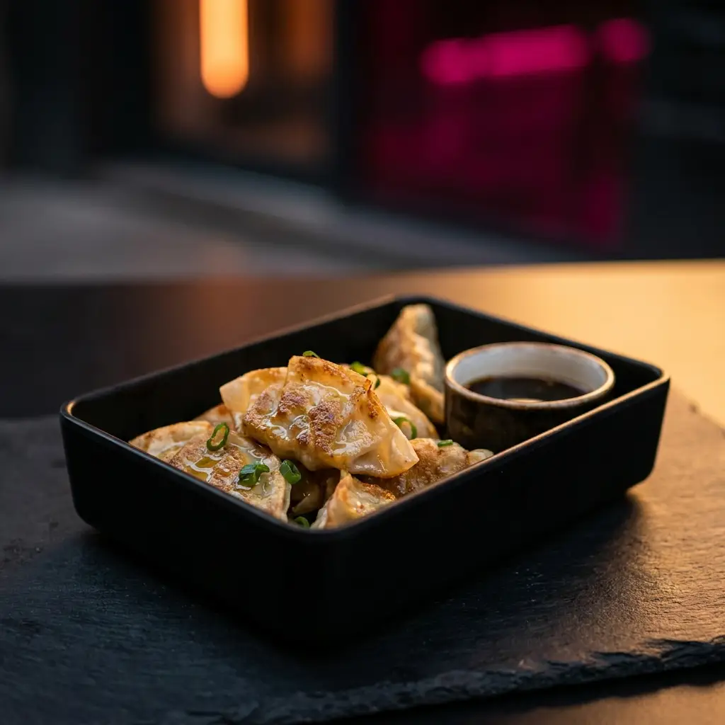 Gyozas x4, Sides My Khao Bordeaux