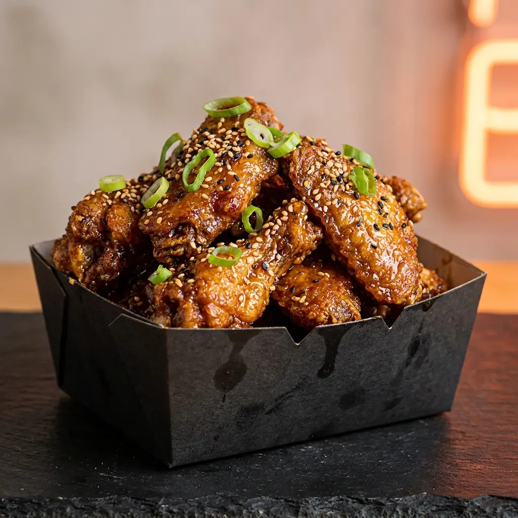 MENU KOREAN WINGS x6, Wings & Tenders My Khao Bordeaux