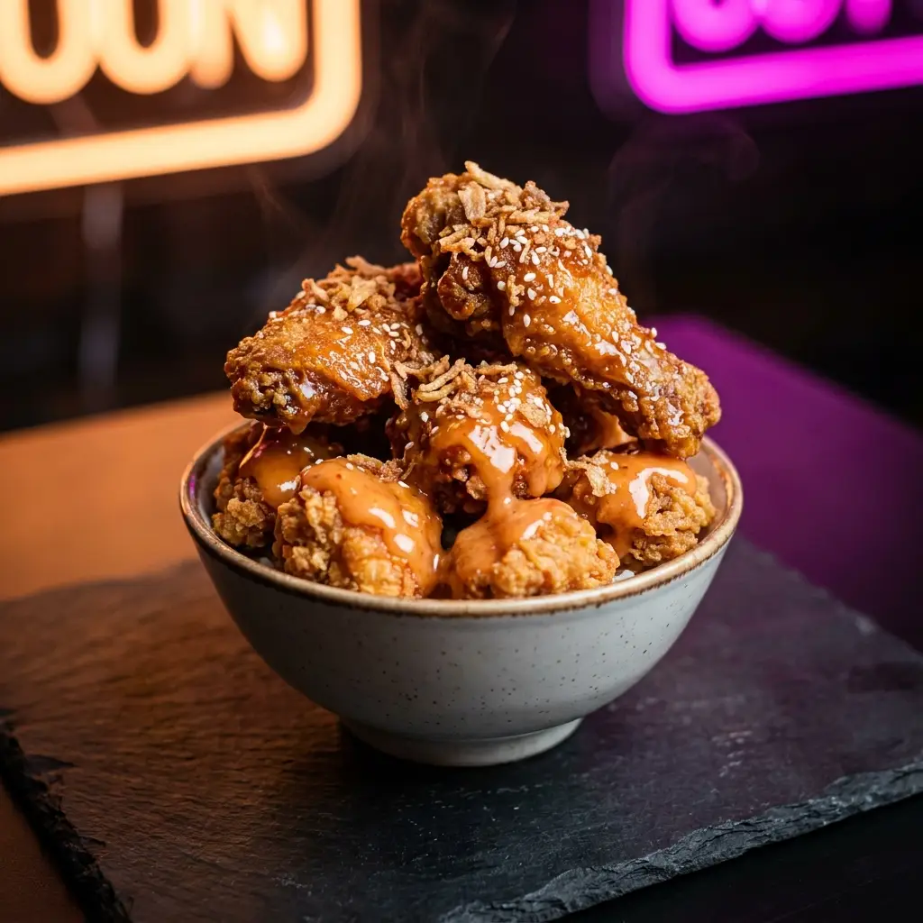MENU KROUSTY WINGS BANG, Little Kroustys My Khao Bordeaux
