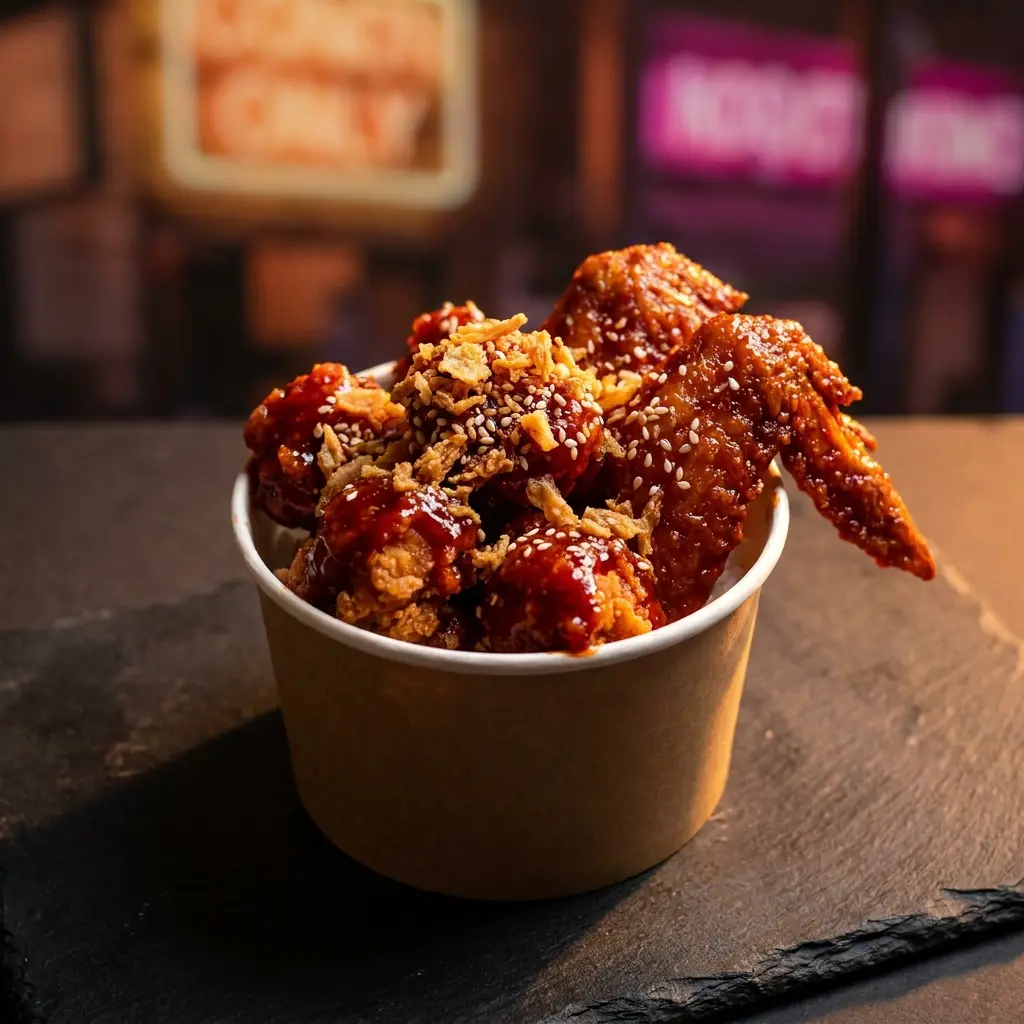 MENU KROUSTY WINGS GOCHU, Little Kroustys My Khao Bordeaux