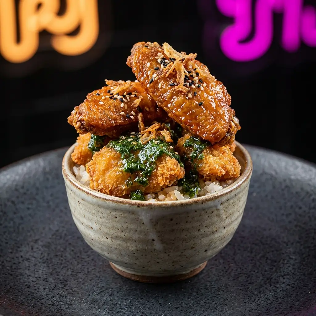 MENU KROUSTY WINGS GREEN, Little Kroustys My Khao Bordeaux